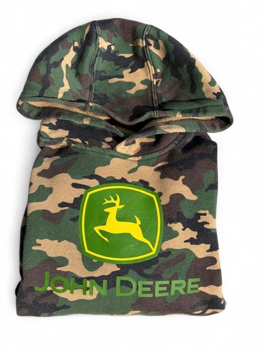 John Deere Camo Hoodie Youth Medium 8